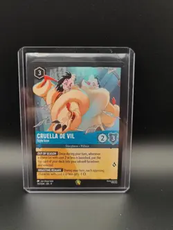 Cruella De Vil 143/204 Non Foil Legendary English Lorcana Card Fabled - Image 1