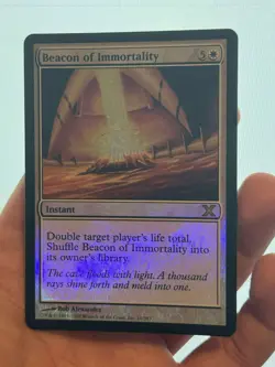 1X FOIL Beacon of Immortality GD/MP MTG Magic XED 10th Edition White Staple EDH - Image 3