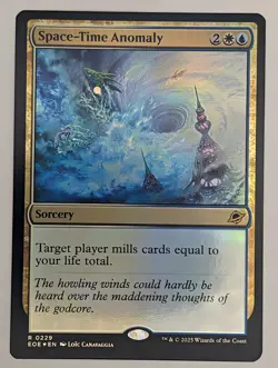 (Foil) Space-Time Anomaly (229) Edge of Eternities Mtg NM - Image 1
