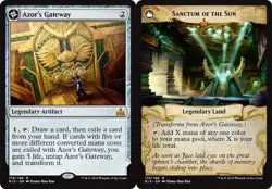 Slightly Played, English - 1 x MTG Azor's Gateway - Foil Rivals of Ixalan - Image 1
