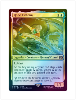 1x Hope Estheim, Foil, Final Fantasy, Magic the Gathering MTG NM - Image 1