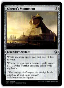 MTG Oketra's Monument U CLU 233 LP - Image 1