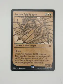 Ancient Gold Dragon (Showcase) 376 CBL Commander Legends Battle Baldur's Gate - Image 1