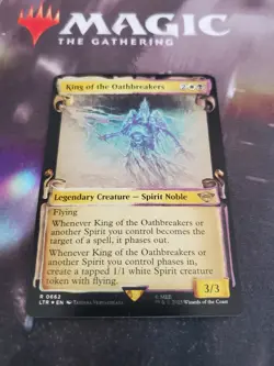 Mtg. King of the Oathbreakers. Foil Showcase Scrolls. Lord Of The Rings. Nm - Image 1