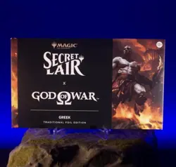 MTG Secret Lair x Playstation God of War: Greek Foil Edition Drop Sealed - Image 3