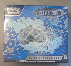 Pokemon TCG Scarlet & Violet Stellar Crown ETB Elite Trainer Box Sealed New - Image 1