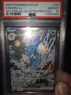 KINGDRA EX #131 PSA 10 GEM MT POKEMON SHROUDED FABLE BLACK STAR Promo Flawless - Image 1