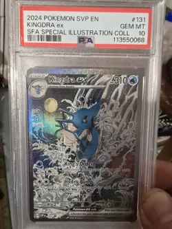 KINGDRA EX #131 PSA 10 GEM MT POKEMON SHROUDED FABLE BLACK STAR Promo Flawless - Image 2