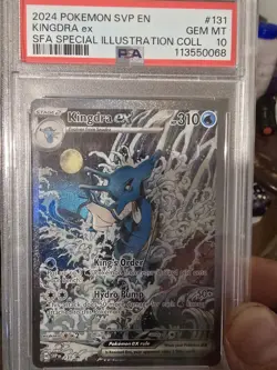 KINGDRA EX #131 PSA 10 GEM MT POKEMON SHROUDED FABLE BLACK STAR Promo Flawless - Image 3