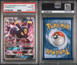 2017 Pokemon Sun and Moon Umbreon GX #80 PSA 10 GEM MT - Image 3