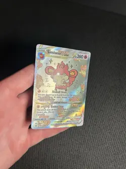Pokemon TCG Simisear VSTAR GG37/GG70 Crown Zenith: Galarian Gallery Holo DMG - Image 4