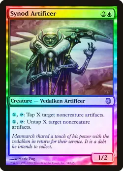 Synod Artificer FOIL Darksteel NM Blue Rare MAGIC THE GATHERING CARD ABUGames - Image 1