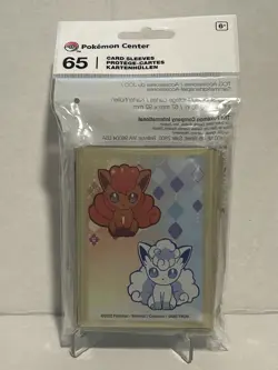 Pokemon Center: Vulpix Seas Card Sleeves (65 Sleeves) Sealed - Image 1