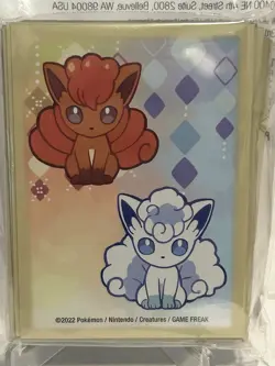 Pokemon Center: Vulpix Seas Card Sleeves (65 Sleeves) Sealed - Image 2