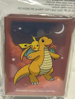 Pokemon Center: Dreamy Dragonite Card Sleeves (65 Sleeves) Sealed - Image 2