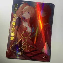 Asuka Langley Soryu EVANGELION Signed ACG Goddess Story Sexy Anime Girl Card - Image 1