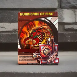 Bakugan:Battle Brawlers |Hurricane Of Fire 🔴Red Ability Card | 30/48i - Image 1