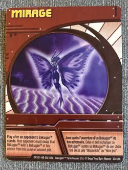 Bakugan:Battle Brawlers |Mirage 🔴Red Ability Card | 30/48d - Image 2