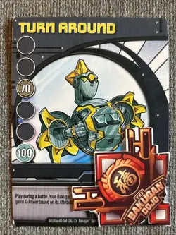 Bakugan: New Vestroia| Turn Around 🔵 Blue Ability Card | 33/48e - Image 2