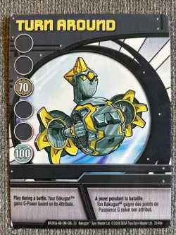 Bakugan: New Vestroia| Turn Around 🔵 Blue Ability Card | 33/48e - Image 3