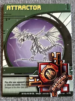 Bakugan: Battle Brawlers|Attractor 🟢 Green Ability Card | 13/15a - Image 2