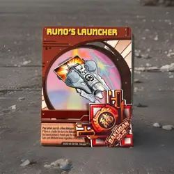 Bakugan:Battle Brawlers |Runo’s Launcher 🔴Red Ability Card | 25/48c - Image 1