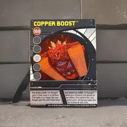 Bakugan: New Vestroia| Copper Boost 🔵 Blue Ability Card | 33/48q - Image 1