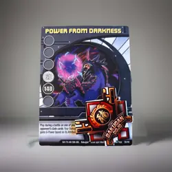 Bakugan:Battle Brawlers | Power From Darkness 🔵 Blue Ability Card | 38/40 - Image 1