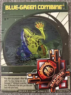 Bakugan: Battle Brawlers|Blue-Green Combine 🟢 Green Ability Card | 46/48a - Image 1