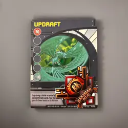 Bakugan:Battle Brawlers | Updraft 🔵 Blue Ability Card | 40/48b - Image 1