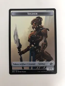 Soldier Token 009 MTG Magic the Gathering Card NM Near Mint BRO - Image 1