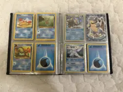 Pokemon Binder Lot 112 Cards 13 Holo Vintage WOTC Team Rocket Fossil - Image 2