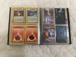 Pokemon Binder Lot 112 Cards 13 Holo Vintage WOTC Team Rocket Fossil - Image 5