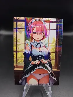 Ram Re Zero Anime Waifu Card Doujin ACG Goddess Holo - Image 1