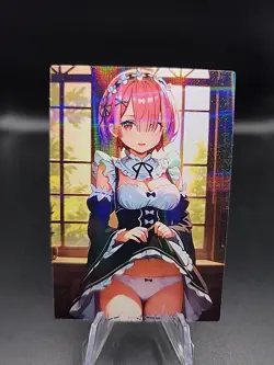 Ram Re Zero Anime Waifu Card Doujin ACG Goddess Holo - Image 2