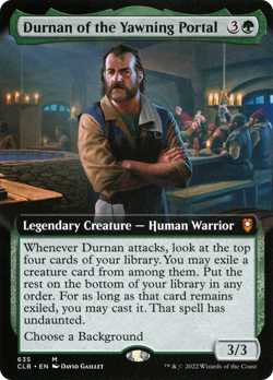 Durnan of the Yawning Portal - CLB #635 | NORMAL | NM | MTG | EXTENDED ART - Image 1