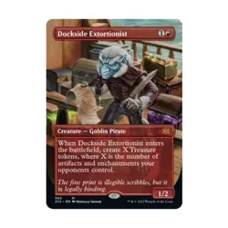 WOTC Double Masters 2022 Dockside Extortionist (Borderless) (MR) NM - Image 1