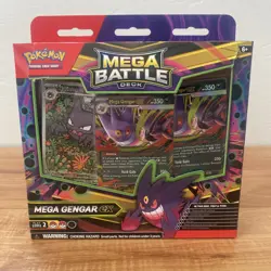 POKEMON TCG MEGA BATTLE DECK MEGA GENGAR EX BOX 3 FOIL PROMOS NEW & SEALED (See) - Image 1