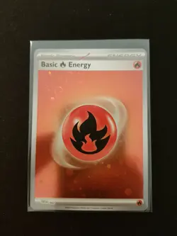 Pokemon 151 Fire Energy 002 Holo - Image 1