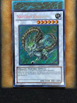 Yugioh Naturia Barkion HA03-EN028 Secret Rare NM - Image 1
