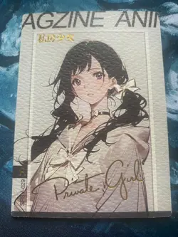 Anime Waifu Card - Holo Collectible CCG - Rare Girl Card - Image 1