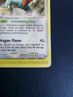 Pokemon Card Salamence 19/97 EX Dragon Non-Holo Rare - Image 5