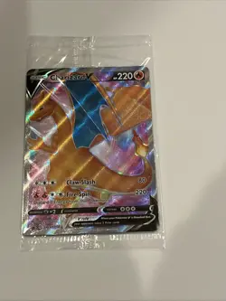Charizard V SWSH050 SWSH: Sword & Shield SEALED PROMO Full Art Pokemon Card - Image 1