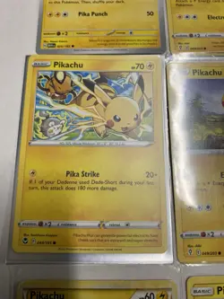 SOME RAREU Pokemon Pikachu 9 Card Lot Sold By Clueless Granny - Image 2