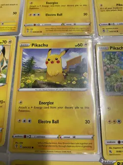 SOME RAREU Pokemon Pikachu 9 Card Lot Sold By Clueless Granny - Image 3