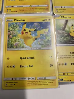 SOME RAREU Pokemon Pikachu 9 Card Lot Sold By Clueless Granny - Image 5
