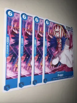 OP12-049 Buggy X4 Playset One Piece Card Game TCG CCG English - Image 2