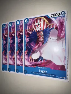 OP12-049 Buggy X4 Playset One Piece Card Game TCG CCG English - Image 3