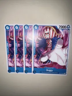 OP12-049 Buggy X4 Playset One Piece Card Game TCG CCG English - Image 5