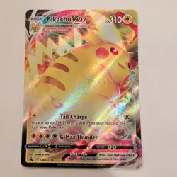 Pokemon TCG Sword & Shield Pikachu VMAX Black Star Promo Card SWSH286 - Image 1